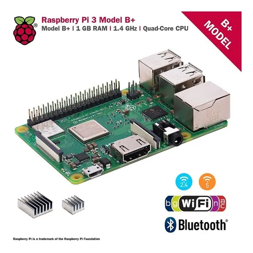 Raspberry Pi 3 Modelo B+ Plus Mini Computador