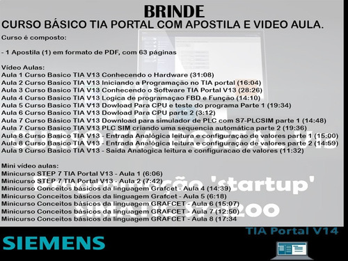 Siemens Tia Portal V14 - Sp1 / Wincc Profissional + Runtime