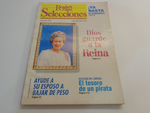 Revista Selecciones Del Readers Digest Julio 1993  Español