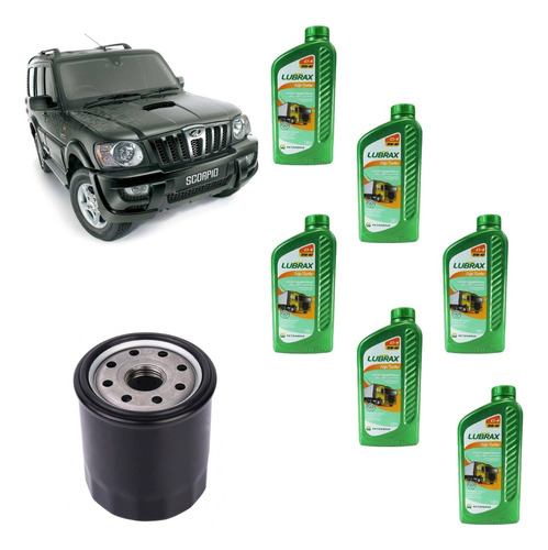 Kit Aceite Motor 15w40 Y Filtro Mahindra Diesel 2.2 2.6