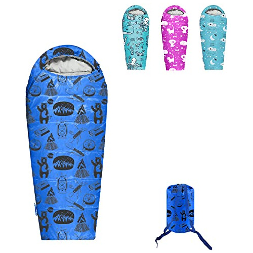 Anj Outdoors 32f Youth And Kids Sleeping Bag  Indoor/outdoo