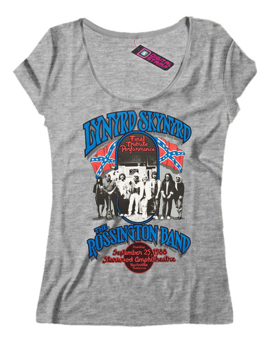 Remera Mujer Lynyrd Skynyrd The Rossington Band Mb58 Dtg