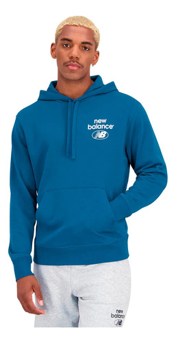 New Balance Hoodie Mta31514ate French- Hombre - N2l015018313