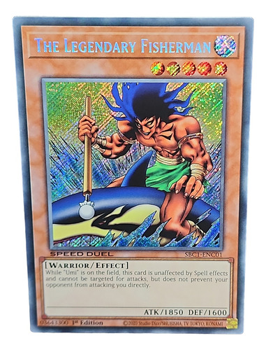 The Legendary Fisherman Secret Speed Duel Yugioh! Ingles