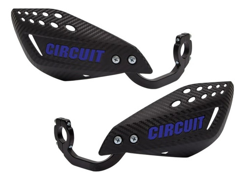 Protector De Mano Circuit Vector Carbon Azul