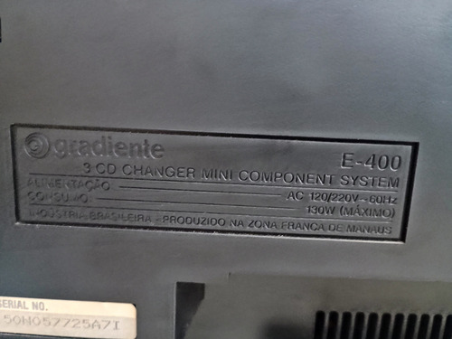 Micro System Sony Cmt - Cp11 Leia Toda A Descrição Prata 70 W