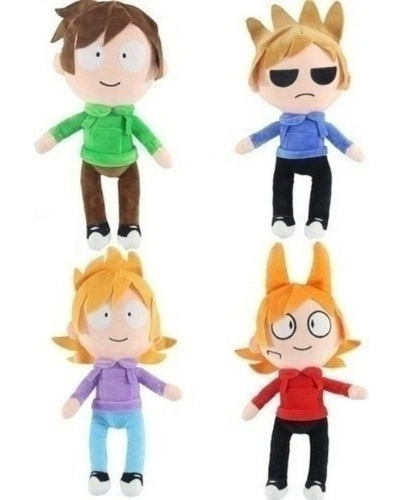 4 Muñecos De Anime De Peluche Eddsworld, Regalo Para Niños