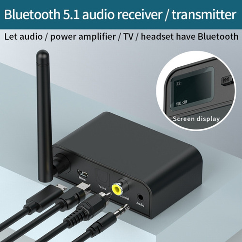 Transmisor Receptor De Audio Bluetooth 5.1 Bt07