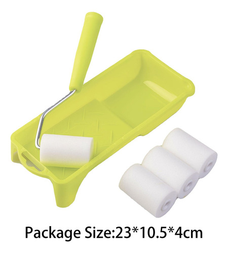 Kit De Rodillo De Pintura Compacto Para Cambios De 6 Juegos