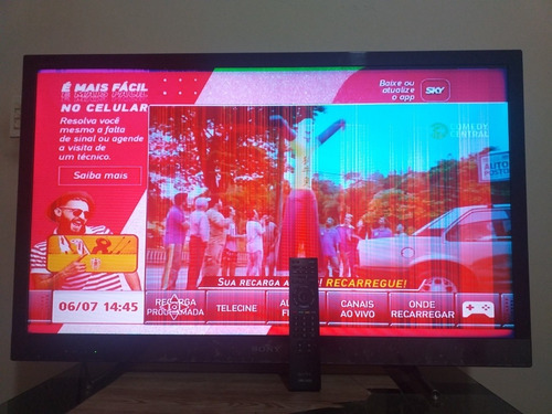 Tv Lcd Sony 40 Polegadas, Com Defeito.