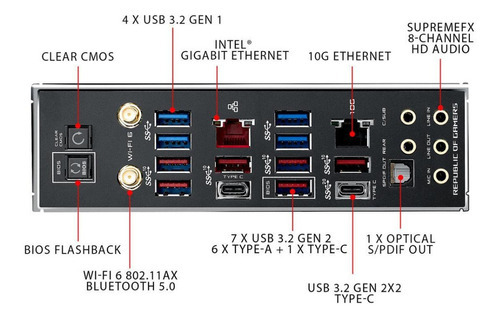 Placa Mae Asus Rog Zenith Ii Extreme Strx4 Amd Pcie 4.0 Cor Black / Rgb