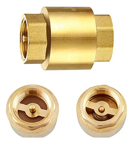 Vlvula De Retencin Vertical En Lnea De Latn De 1/2puLG Npt,