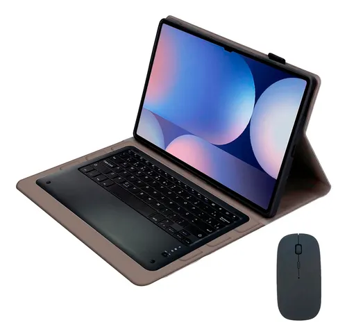 comprar Capa Imã + Teclado Ç Br + Mouse Para Galaxy Tab S10 Ultra