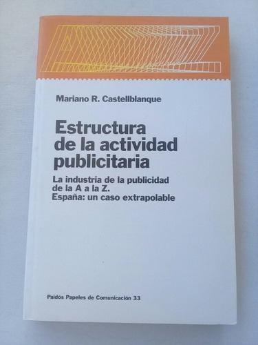 Estructura De Actividad Publicitaria Mariano Castellblanque