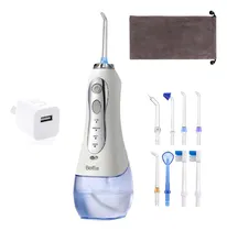 Comprar Irrigador Bucal Ducha Dental Water Belfia Hf-5 Con 8 Picos Color Blanco