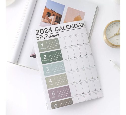 Calendario De Pared 2024, Planificador De Pared Grande A