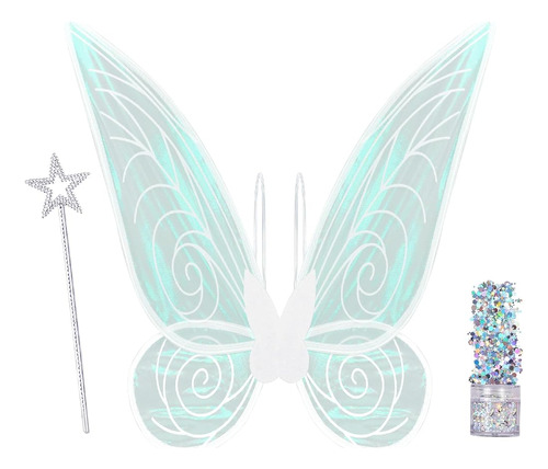 Disfraz De Hada Alas Para Mujeres Niñas, Sparkle Butterfly A