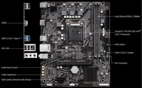 Combo Board H510m Procesador Intel Core I3 10100 Ram 8gb Pc