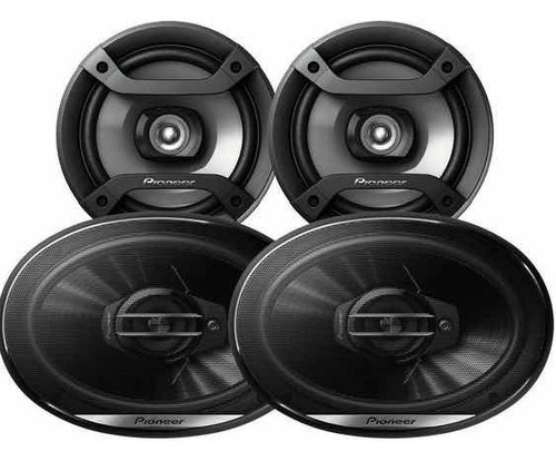 Combo Pioneer Parlantes 6 6,5 Pulgadas Coaxial + 6x9 90w Rms