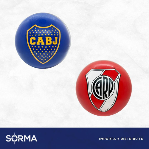 Imagen 4 de 6 de Pelota Goma River Plate Boca Jrs Licencia Oficial
