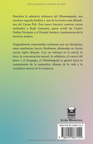 Libro : Dhammapada - Gautama, Buda