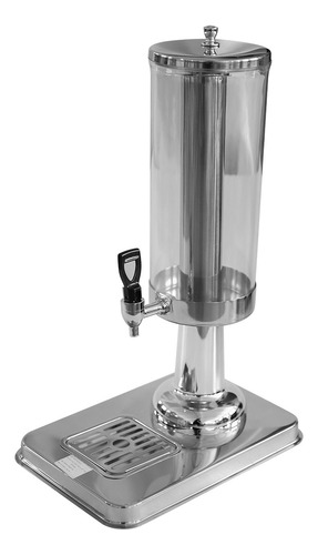 Dispensador Jugo 3 Lts. Acrilico Y  Acero Inox Goldsky