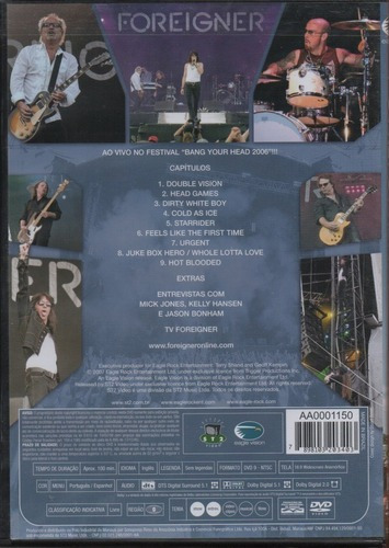 Foreigner DVD Alive & Rockin