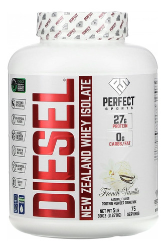 Diesel Premium Whey Isolate 5lbs De 75 Servicios