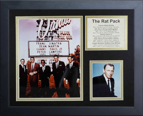 The Rat Pack Collage De Fotos Enmarcado, 11 Por 14 PuLG...