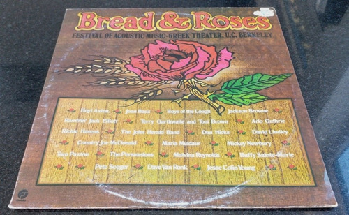 Bread & Roses Doble Lp Vinilo Promo Jackson Browne R Havens