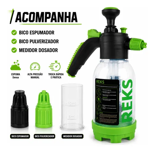 Pulverizador Kers Gerador Espuma Snow Foam Reks | MercadoLivre