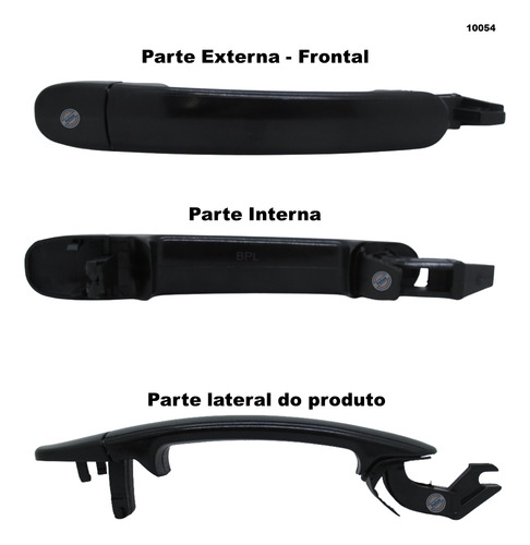 Maçaneta Externa Porta Dianteira Sem Furo Saveiro G5 08-12