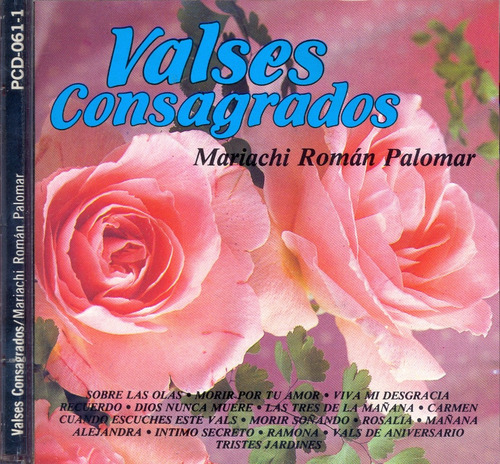 Cd Mariachi Román Palomar - Valses Consagrados