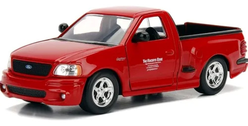 Jada 1:24 Ford F-150 Svt Lightning Brian F&f Furioso Pickup Rojo