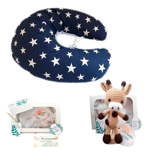 Imagen 1 de 9 de Almohada Mama Bebe Y Muñeco Apego Amigurumi