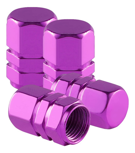 Tapas De Válvula Alpmosn De Aluminio Hexagonales 4 Unidades