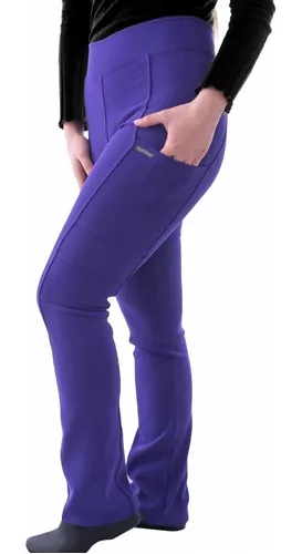 Uniforme Clínico Pantalón Mujer Flex Elasticado Azul Marino