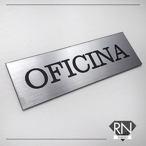 Placa Conmemorativa Grabada Metalex Dorado Plateado 25 X 30