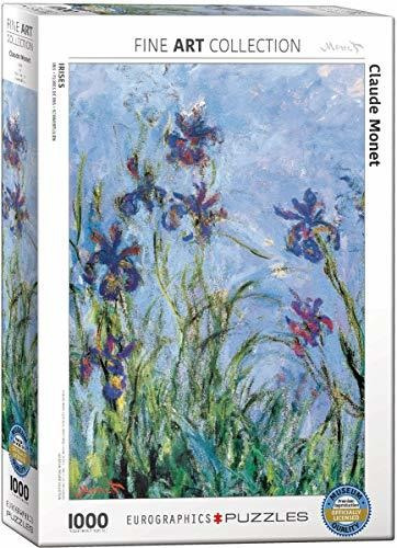 Puzle De 1000 Piezas Eurographics Iris By Claude Monet