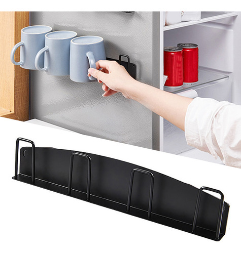 Soporte Para Colgar Tazas, 4 Tazas, Montado En La Pared, Sin
