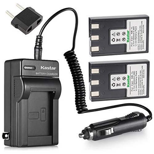 Nb 1l Battery 2 Pack And Charger Kit Canon Nb 1l Nb 1lh...