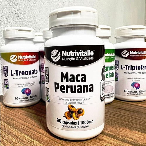 Maca Peruana 1000mg 90 Capsulas Nutrivitalle