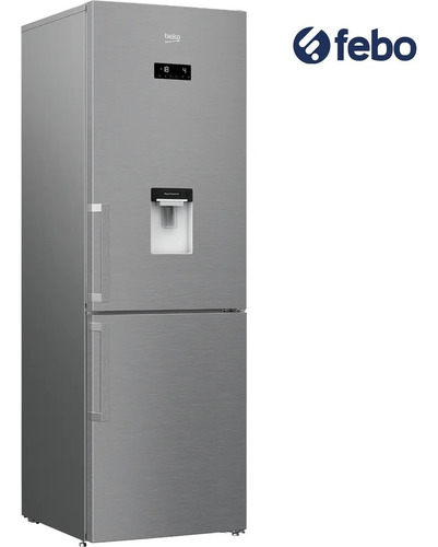 Heladera Beko Clase A Acero Inoxidable 366lt Totales Febo
