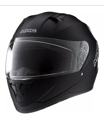 Casco Integral Mac M67 Bass Solid Mate Negro Talle Xl