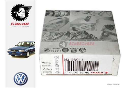 Jogo De Anéis 82,50mm Std Vw Gol Motor Ap 2.0 0531982013