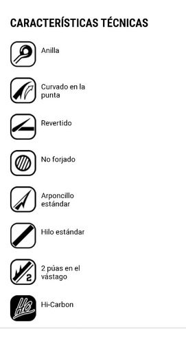 Anzuelo Marca Vmc 9291ps 2/0 Allround Word Hook Special Ver