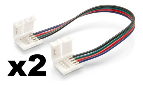 Cable Cinta Led Rgb 3528 5050 4 Pines Conector Rapido Union