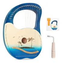 Comprar Vanphy Arpa De Lira, Lira De Cuerda De Metal De 19 Cuerdas,