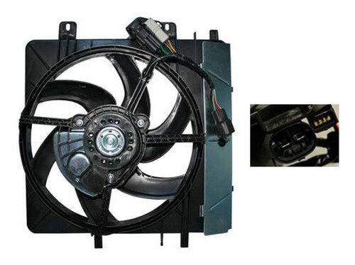 Electroventilad C/soporte Citroen C3 04-06 1.6 Nafta C/aire