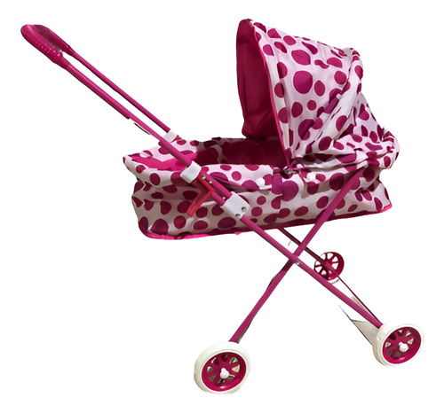 Cochecito Cuna Para Muñecas, Bebotes - De Metal 65cm